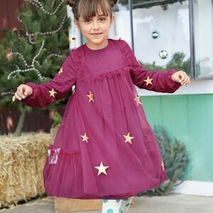 Girls Matilda Jane‎ Moments with you Twinkling Stars Dress size 14 NWT